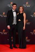 2 November 2018; Galway hurler David Burke with Laura Madden upon arrival at the PwC All Stars 2018 at the Convention Centre in Dublin. Photo by Ramsey Cardy/Sportsfile