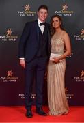 2 November 2018; Galway hurler Cathal Mannion with Lauren Quinn upon arrival at the PwC All Stars 2018 at the Convention Centre in Dublin. Photo by Ramsey Cardy/Sportsfile