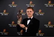 2 November 2018; Dublin footballer Paul Mannion with his All-Star award at the PwC All Stars 2018 at the Convention Centre in Dublin. Photo by Sam Barnes/Sportsfile
