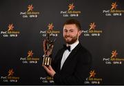 2 November 2018; Dublin footballer Jack McCaffrey with his All-Star award at the PwC All Stars 2018 at the Convention Centre in Dublin. Photo by Sam Barnes/Sportsfile