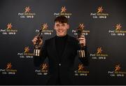 2 November 2018; Kerry footballer David Clifford with his All Star award and Young Player of the Year award at the PwC All Stars 2018 at the Convention Centre in Dublin. Photo by Sam Barnes/Sportsfile