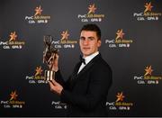 2 November 2018; Galway hurler Daithí Burke with his All-Star award at the PwC All Stars 2018 at the Convention Centre in Dublin. Photo by Sam Barnes/Sportsfile