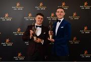 2 November 2018; Raheny and Dublin footballers Brian Howard, left, and Brian Fenton with their All-Star awards at the PwC All Stars 2018 at the Convention Centre in Dublin. Photo by Sam Barnes/Sportsfile