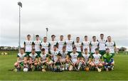 3 November 2018; The Ireland squad before the U21 Hurling Shinty International 2018 match between Ireland and Scotland at Games Development Centre in Abbotstown, Dublin. Photo by Piaras Ó Mídheach/Sportsfile