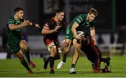 3 November 2018; Kyle Godwin of Connacht is tackled by Brok Harris of Dragons during the Guinness PRO14 Round 8 match between Connacht and Dragons at the Sportsground in Galway. Photo by Ramsey Cardy/Sportsfile