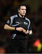 3 November 2018; Referee Martin McNally during the AIB Ulster GAA Football Senior Club Championship quarter-final match between Crossmaglen Rangers and Coalisland Fianna GFC at the Athletic Grounds in Armagh. Photo by Oliver McVeigh/Sportsfile
