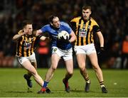 3 November 2018; Plunkett Kane of Coalisland Fianna in action against Stphen Morris, left, and Oisin O'Neill of Crossmaglen Rangers during the AIB Ulster GAA Football Senior Club Championship quarter-final match between Crossmaglen Rangers and Coalisland Fianna GFC at the Athletic Grounds in Armagh. Photo by Oliver McVeigh/Sportsfile