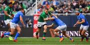 3 November 2018; Andrew Conway of Ireland is tackled by Renato Giammarioli of Italy during the International Rugby match between Ireland and Italy at Soldier Field in Chicago, USA. Photo by Brendan Moran/Sportsfile