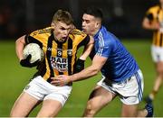 3 November 2018; Oisin O'Neill of Crossmaglen Rangers in action against Niall Kerr of Coalisland Fianna during the AIB Ulster GAA Football Senior Club Championship quarter-final match between Crossmaglen Rangers and Coalisland Fianna GFC at the Athletic Grounds in Armagh. Photo by Oliver McVeigh/Sportsfile