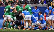 3 November 2018; Referee Nigel Owens signals Ireland's fifth try, scored by Sean Cronin, during the International Rugby match between Ireland and Italy at Soldier Field in Chicago, USA. Photo by Brendan Moran/Sportsfile