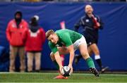 3 November 2018; Jordan Larmour of Ireland scores his side's sixth try during the International Rugby match between Ireland and Italy at Soldier Field in Chicago, USA. Photo by Brendan Moran/Sportsfile