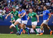 3 November 2018; Ian McKinley of Italy in action against Ross Byrne, left, and John Cooney of Ireland during the International Rugby match between Ireland and Italy at Soldier Field in Chicago, USA. Photo by Brendan Moran/Sportsfile