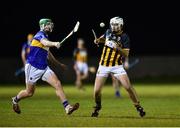 3 November 2018; Pádraig Walsh of Kilkenny in action against Noel McGrath of Tipperary during the Benefit Match between Tipperary and Kilkenny at Bishop Quinlan Park in Tipperary. Photo by Matt Browne/Sportsfile