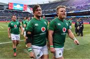 3 November 2018; Andrew Porter, left, and Finlay Bealham of Ireland leave the field after the International Rugby match between Ireland and Italy at Soldier Field in Chicago, USA. Photo by Brendan Moran/Sportsfile