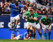 3 November 2018; Jordan Larmour of Ireland makes a break during the International Rugby match between Ireland and Italy at Soldier Field in Chicago, USA. Photo by Brendan Moran/Sportsfile
