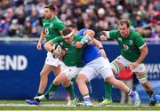 3 November 2018; Sean Cronin of Ireland is tackled by Federico Ruzza of Italy during the International Rugby match between Ireland and Italy at Soldier Field in Chicago, USA. Photo by Brendan Moran/Sportsfile