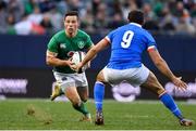 3 November 2018; John Cooney of Ireland in action against Tito Tebaldi of Italy during the International Rugby match between Ireland and Italy at Soldier Field in Chicago, USA. Photo by Brendan Moran/Sportsfile