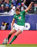 3 November 2018; Ross Byrne of Ireland kicks a conversion during the International Rugby match between Ireland and Italy at Soldier Field in Chicago, USA. Photo by Brendan Moran/Sportsfile