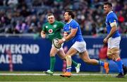 3 November 2018; Michele Campagnaro of Italy during the International Rugby match between Ireland and Italy at Soldier Field in Chicago, USA. Photo by Brendan Moran/Sportsfile