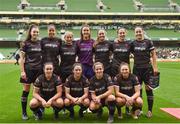 4 November 2018; The Wexford Youths team ahead of the Continental Tyres FAI Women’s Senior Cup Final match between Peamount United and Wexford Youths Women FC at the Aviva Stadium in Dublin. Photo by Eóin Noonan/Sportsfile