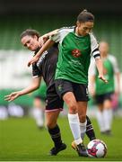 4 November 2018; Louise Corrigan of Peamount United in action against Aisling Frawley of Wexford Youths during the Continental Tyres FAI Women’s Senior Cup Final match between Peamount United and Wexford Youths Women FC at the Aviva Stadium in Dublin. Photo by Eóin Noonan/Sportsfile