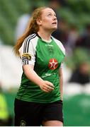 4 November 2018; Amber Barrett of Peamount United dejected following the Continental Tyres FAI Women’s Senior Cup Final match between Peamount United and Wexford Youths Women FC at the Aviva Stadium in Dublin. Photo by Ramsey Cardy/Sportsfile