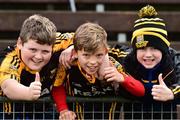 4 November 2018; Ballyea supporters from left Eoghan Hehir, Ben Casey and Evan Carrigg during the AIB Munster GAA Hurling Senior Club Championship semi-final match between Ballyea and Ballygunner at Walsh Park in Waterford. Photo by Matt Browne/Sportsfile