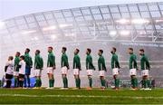 4 November 2018; The Cork City team ahead of the Irish Daily Mail FAI Cup Final match between Cork City and Dundalk at the Aviva Stadium in Dublin. Photo by Ramsey Cardy/Sportsfile
