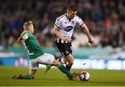 4 November 2018; Patrick McEleney of Dundalk is tackled by Conor McCormack of Cork City during the Irish Daily Mail FAI Cup Final match between Cork City and Dundalk at the Aviva Stadium in Dublin. Photo by Eóin Noonan/Sportsfile