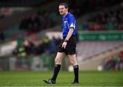 4 November 2018; Referee David Murnane during the AIB Munster GAA Football Senior Club Championship quarter-final match between Adare and The Nire at the Gaelic Grounds in Limerick. Photo by Piaras Ó Mídheach/Sportsfile