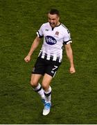 4 November 2018; Michael Duffy of Dundalk celebrates at the final whistle of the Irish Daily Mail FAI Cup Final match between Cork City and Dundalk at the Aviva Stadium in Dublin. Photo by Brendan Moran/Sportsfile