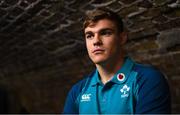 5 November 2018; Garry Ringrose poses for a portrait following an Ireland rugby press conference at Carton House in Maynooth, Co. Kildare. Photo by Ramsey Cardy/Sportsfile