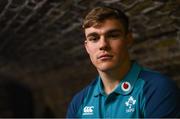 5 November 2018; Garry Ringrose poses for a portrait following an Ireland rugby press conference at Carton House in Maynooth, Co. Kildare. Photo by Ramsey Cardy/Sportsfile