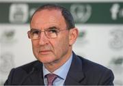 6 November 2018; Republic of Ireland manager Martin O'Neill during a Republic of Ireland Squad Announcement at SSE Airtricity HQ, in Leopardstown, Dublin.  Photo by Piaras Ó Mídheach/Sportsfile