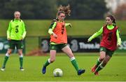7 November 2018; Heather Payne and Amy Boyle-Carr during Republic of Ireland WNT squad training at FAI National Training Centre, Abbotstown, in Dublin. Photo by Matt Browne/Sportsfile
