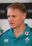 8 November 2018; Head coach Joe Schmidt during an Ireland rugby press conference at Carton House in Maynooth, Co Kildare. Photo by Piaras Ó Mídheach/Sportsfile