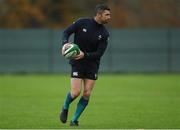 8 November 2018; Rob Kearney during Ireland rugby squad training at Carton House in Maynooth, Co Kildare. Photo by Piaras Ó Mídheach/Sportsfile