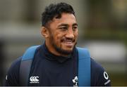 8 November 2018; Bundee Aki arrives for Ireland rugby squad training at Carton House in Maynooth, Co Kildare. Photo by Piaras Ó Mídheach/Sportsfile