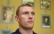 8 November 2018; Keith Earls poses for a portrait after an Ireland rugby press conference at Carton House in Maynooth, Co Kildare. Photo by Piaras Ó Mídheach/Sportsfile
