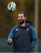 8 November 2018; Defence coach Andy Farrell during Ireland rugby squad training at Carton House in Maynooth, Co Kildare. Photo by Piaras Ó Mídheach/Sportsfile