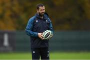 8 November 2018; Defence coach Andy Farrell during Ireland rugby squad training at Carton House in Maynooth, Co Kildare. Photo by Piaras Ó Mídheach/Sportsfile