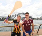 9 November 2018; Eoin Murphy, Kilkenny, and  Gearóid McInerney in Sydney Harbour prior to the Wild Geese Cup in Sydney. Circular Quay, New South Wales, Australia  Photo by Ray McManus/Sportsfile