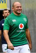 9 November 2018; Rory Best ahead of the Ireland rugby captains run at the Aviva Stadium in Dublin. Photo by Ramsey Cardy/Sportsfile