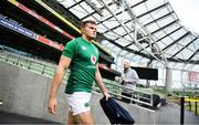 9 November 2018; Jacob Stockdale ahead of the Ireland rugby captains run at the Aviva Stadium in Dublin. Photo by Ramsey Cardy/Sportsfile