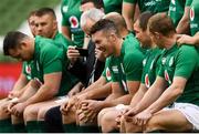 9 November 2018; Peter O'Mahony and his Ireland teammates during the Ireland rugby captains run at the Aviva Stadium in Dublin. Photo by Ramsey Cardy/Sportsfile