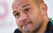 9 November 2018; Ireland captain Rory Best during a press conference at the Aviva Stadium in Dublin. Photo by Ramsey Cardy/Sportsfile