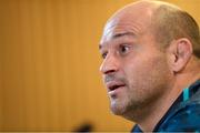 9 November 2018; Ireland captain Rory Best during a press conference at the Aviva Stadium in Dublin. Photo by Ramsey Cardy/Sportsfile