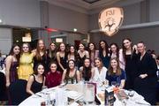 9 November 2018; Players from Shelbourne WFC in attendance during the Continental Tyres Women’s National League Awards at the Ballsbridge Hotel in Dublin. Photo by Matt Browne/Sportsfile