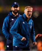 10 November 2018; Ireland head coach Joe Schmidt, right, and Ireland defence coach Andy Farrell prior to the Guinness Series International match between Ireland and Argentina at the Aviva Stadium in Dublin. Photo by Ramsey Cardy/Sportsfile