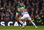 10 November 2018; Jacob Stockdale of Ireland is tackled by Nicholas Sanchez of Argentina during the Guinness Series International match between Ireland and Argentina at the Aviva Stadium in Dublin. Photo by Brendan Moran/Sportsfile